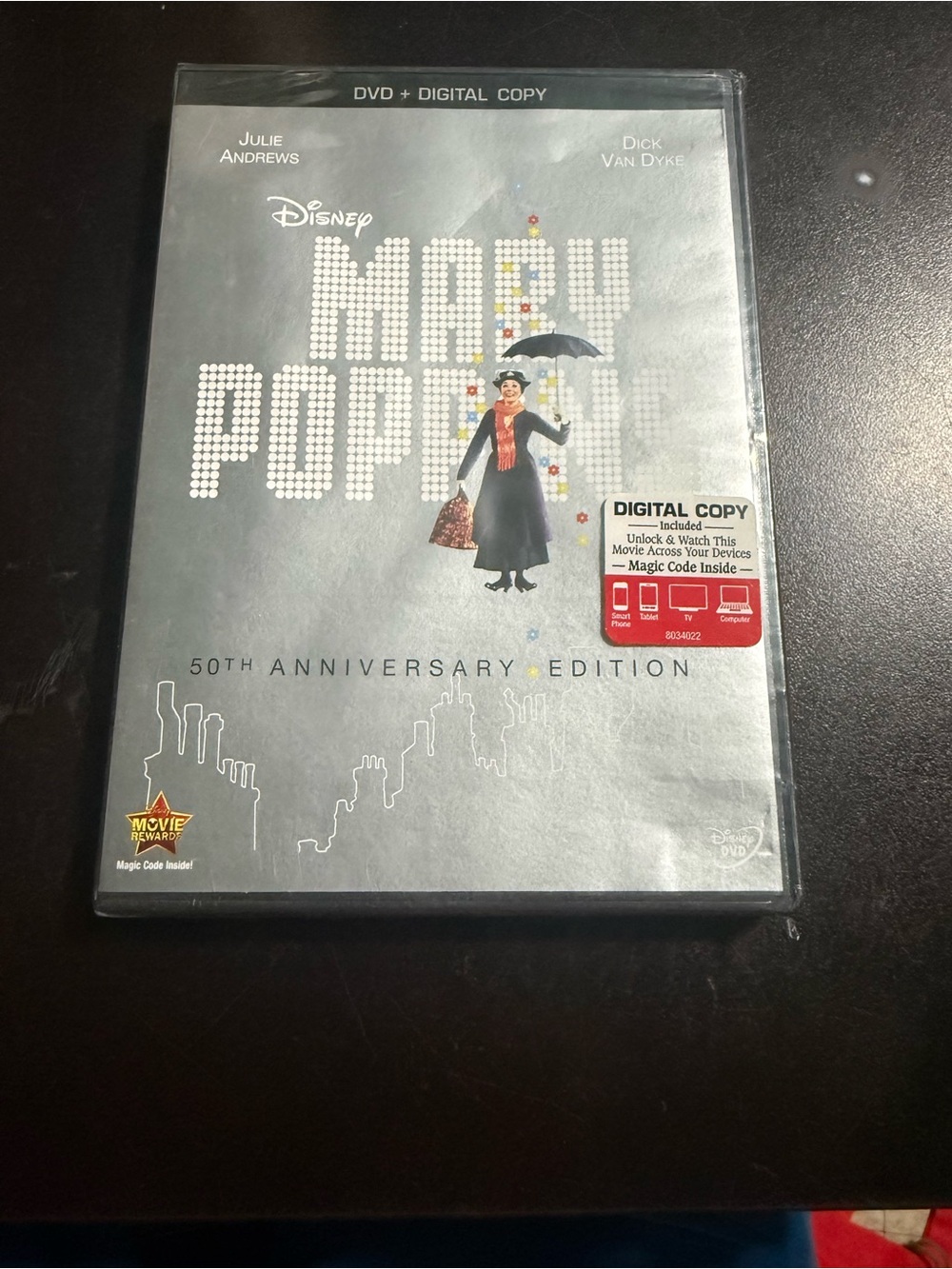 Walt Disneys Mary Poppins DVD plus digital 50th anniversary DVD set new BX5
